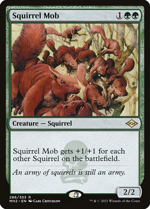 Squirrel Mob card art