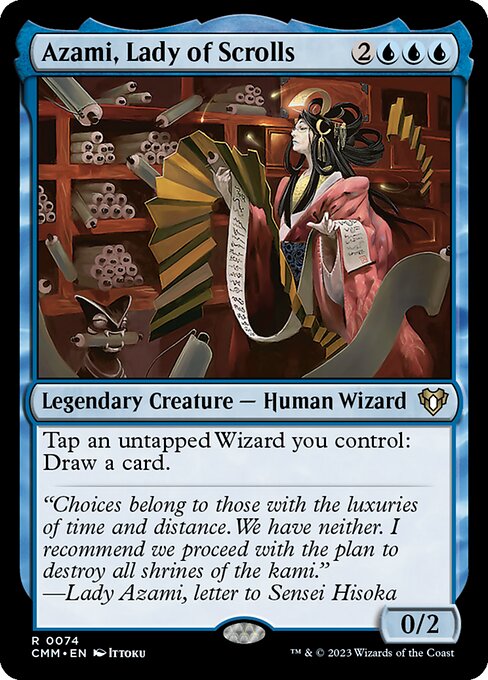 Azami, Lady of Scrolls card art