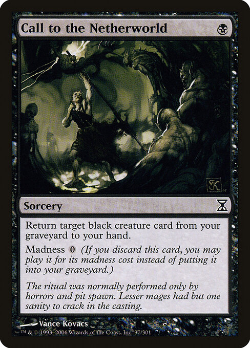 Call to the Netherworld card art