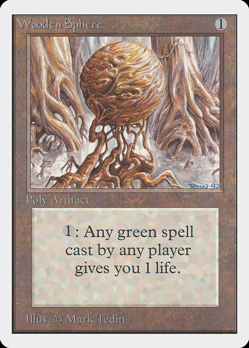 Wooden Sphere card art