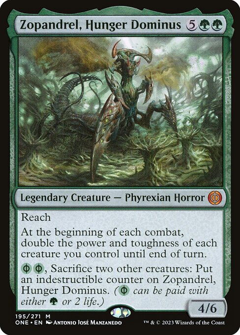 Zopandrel, Hunger Dominus card art
