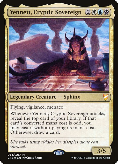 Yennett, Cryptic Sovereign card art