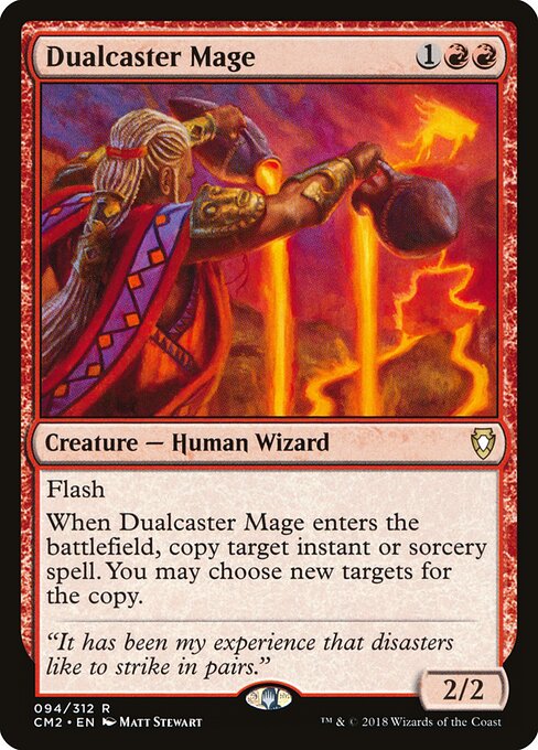 Dualcaster Mage card art
