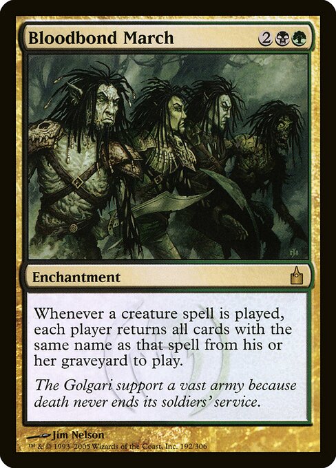 Bloodbond March card art