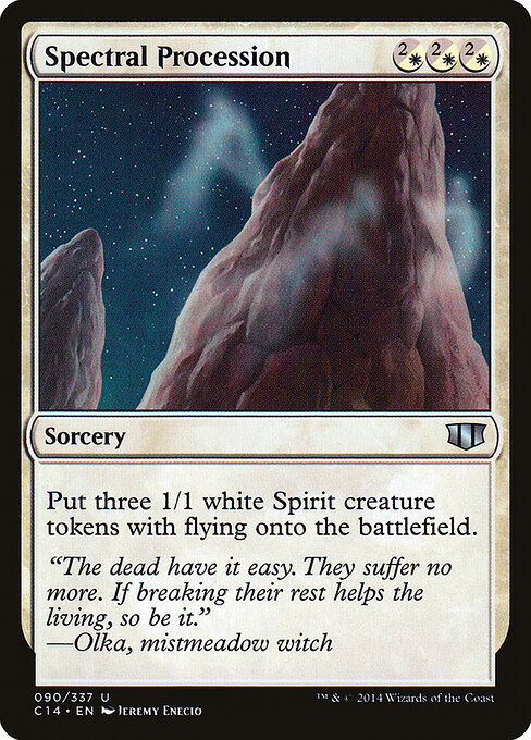 Spectral Procession card art