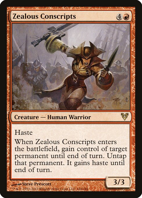 Zealous Conscripts card art