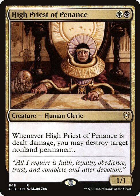 High Priest of Penance card art