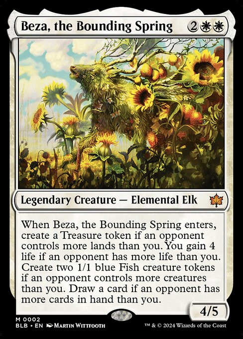 Beza, the Bounding Spring card art