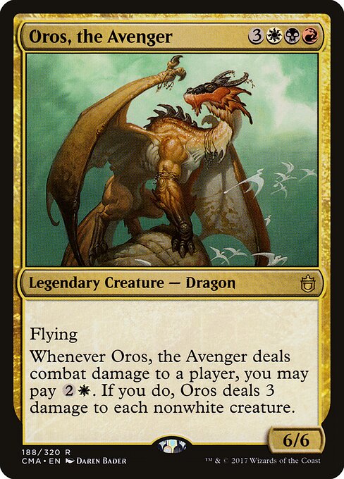 Oros, the Avenger card art