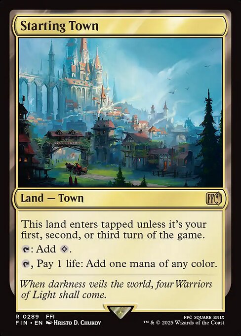 Starting Town card art
