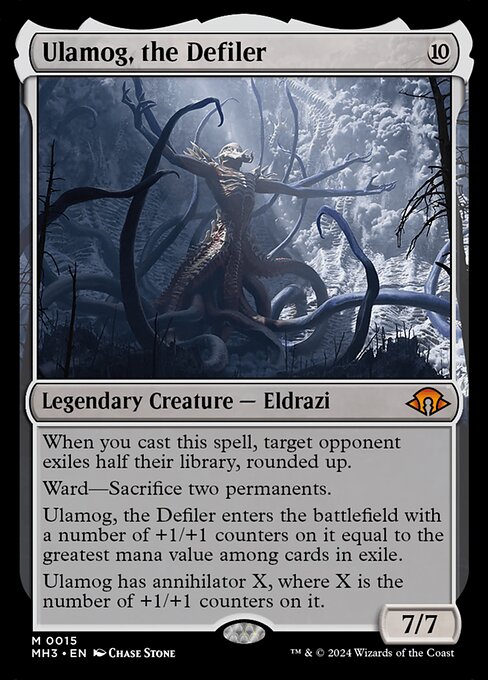Ulamog, the Defiler card art