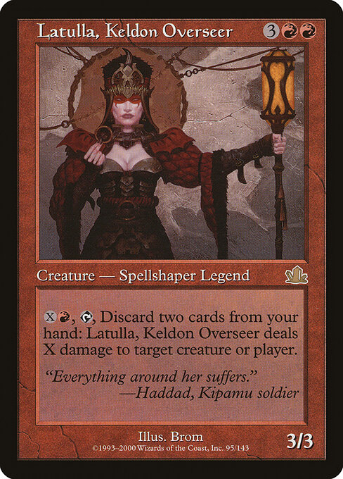 Latulla, Keldon Overseer card art