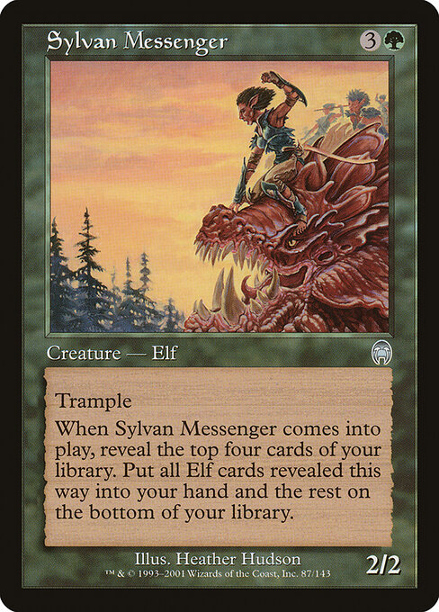 Sylvan Messenger card art