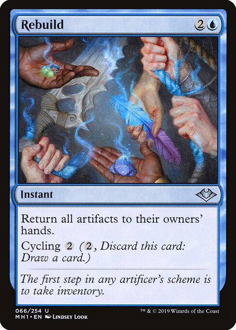 Rebuild card art