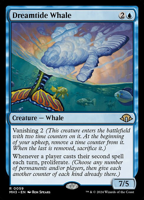 Dreamtide Whale card art
