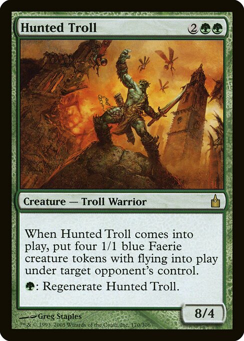Hunted Troll card art