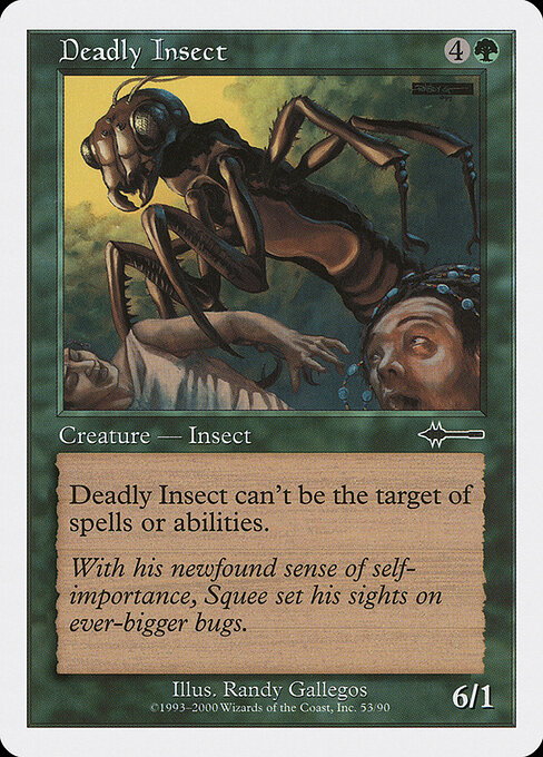 Deadly Insect card art