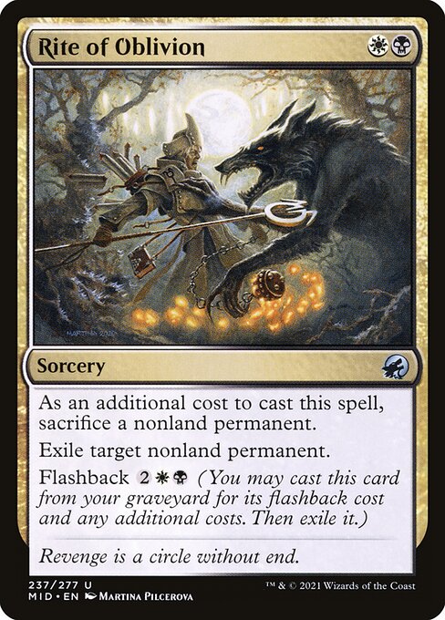 Rite of Oblivion card art