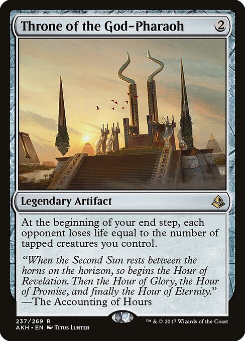 Throne of the God-Pharaoh card art