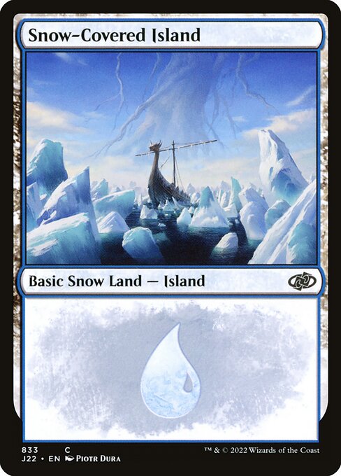 Snow-Covered Island card art
