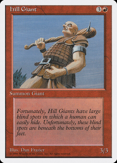 Hill Giant card art