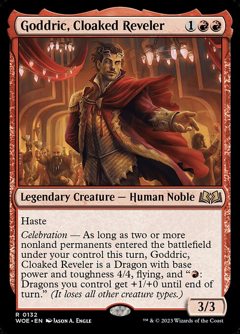 Goddric, Cloaked Reveler card art