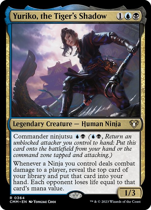 Yuriko, the Tiger's Shadow card art
