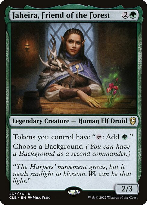 Jaheira, Friend of the Forest card art