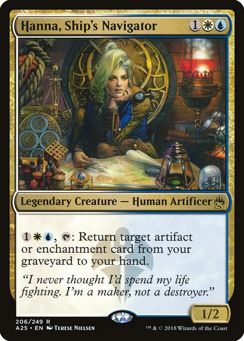Hanna, Ship's Navigator card art