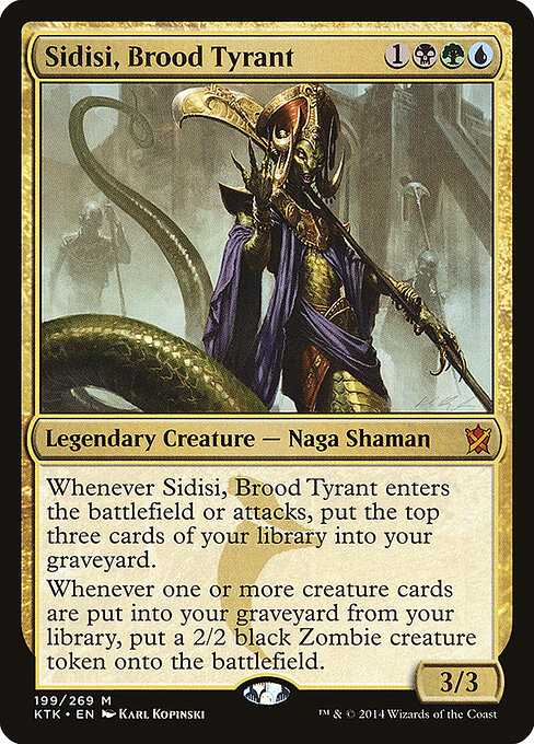 Sidisi, Brood Tyrant card art