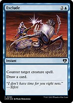 Exclude — Commander Masters