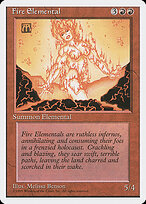 Fire Elemental — Fourth Edition