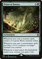 Primeval Bounty — Commander Legends: Battle for Baldur's Gate