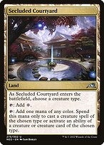 Secluded Courtyard — Kamigawa: Neon Dynasty