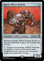 Karn, Silver Golem (Commander's Arsenal) — Oversize Cards