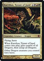 Karrthus, Tyrant of Jund (Commander's Arsenal) — Oversize Cards