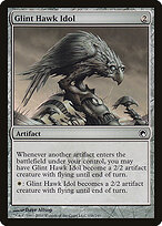 Glint Hawk Idol — Scars of Mirrodin