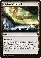 Blighted Woodland — Commander Legends