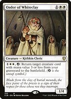Order of Whiteclay — Commander Legends: Battle for Baldur's Gate