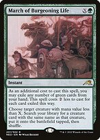 March of Burgeoning Life — Kamigawa: Neon Dynasty