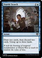 Frantic Search — Commander Masters
