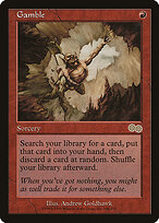 Gamble — Urza's Saga