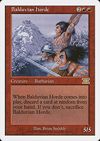 Balduvian Horde — Classic Sixth Edition