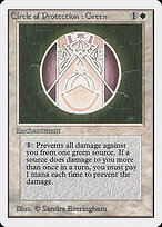 Circle of Protection: Green — Alpha Edition