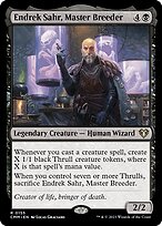 Endrek Sahr, Master Breeder — Commander Masters