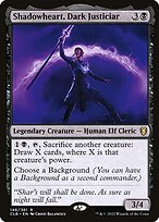 Shadowheart, Dark Justiciar — Commander Legends: Battle for Baldur's Gate