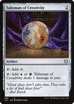 Talisman of Creativity — Commander 2021