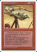 Orcish Artillery — Fourth Edition