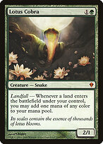 Lotus Cobra — Zendikar