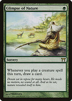 Glimpse of Nature — Champions of Kamigawa